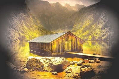 Boat House, Bavaria Download Jigsaw Puzzle