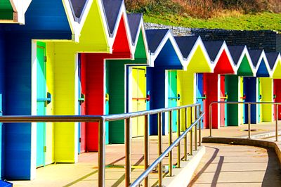 Beach Huts Download Jigsaw Puzzle