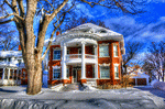 Winter Mansion Download Jigsaw Puzzle