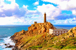 Lighthouse, Galicia Download Jigsaw Puzzle