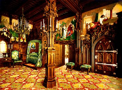 Castle Bedroom, Bavaria Download Jigsaw Puzzle