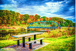 Autumn Bridge Download Jigsaw Puzzle