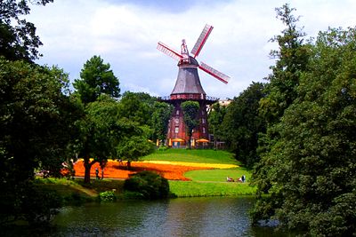 Windmill, Bremen Download Jigsaw Puzzle