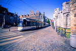 Tram, Ghent  Download Jigsaw Puzzle