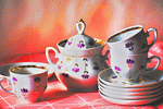 Porcelain Tea Set Download Jigsaw Puzzle