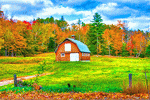 Barn, New Hampshire Download Jigsaw Puzzle