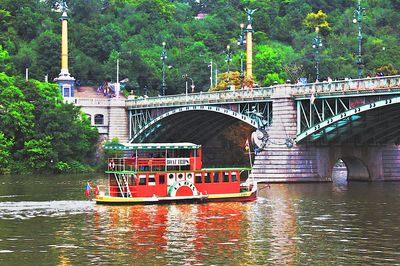 Paddle Steamer, Prague Download Jigsaw Puzzle