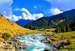 Stream, Kyrgyzstan Download Jigsaw Puzzle
