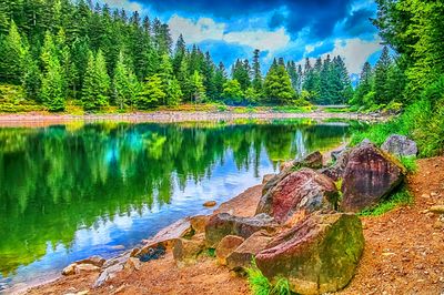 Lake, France Download Jigsaw Puzzle