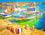 Boats, Cyprus Download Jigsaw Puzzle