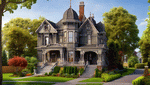 AI Victorian House Download Jigsaw Puzzle