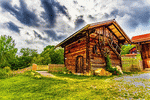Alpine Hut, Bavaria Download Jigsaw Puzzle