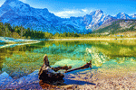 Mountain Lake, Austria Download Jigsaw Puzzle