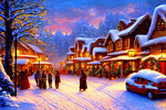 Christmas Village Download Jigsaw Puzzle