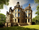 1800s New York Mansion Download Jigsaw Puzzle