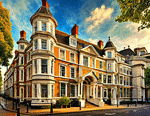 London Townhouse Download Jigsaw Puzzle