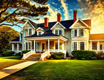 Cape Cod Mansion Download Jigsaw Puzzle