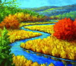 Curve In The River Download Jigsaw Puzzle