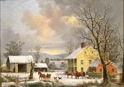 Winter in the Country Download Jigsaw Puzzle