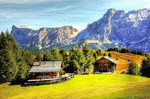 Alpine Cabins Download Jigsaw Puzzle