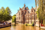 Canal, Belgium Download Jigsaw Puzzle