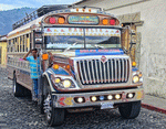 Bus, Guatemala Download Jigsaw Puzzle