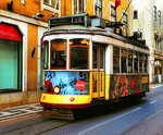 Tram, Lisbon Download Jigsaw Puzzle