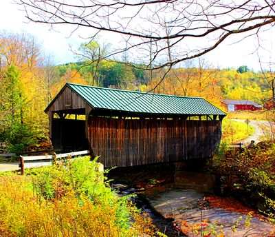 Covered Bridge, Vermont Download Jigsaw Puzzle