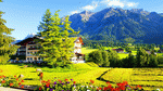 Hotel, Austrian Alps Download Jigsaw Puzzle