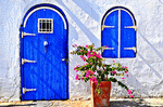 Blue Door, Turkey Download Jigsaw Puzzle