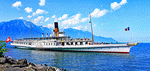Steamboat, Lake Geneva Download Jigsaw Puzzle