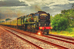 Steam Train, Britain Download Jigsaw Puzzle