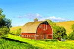 Barn, Idaho Download Jigsaw Puzzle