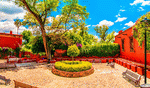 Patio, Mexico Download Jigsaw Puzzle