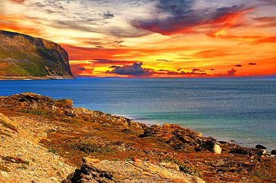 Sunset, Norway Download Jigsaw Puzzle