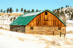 Barn, Montana Download Jigsaw Puzzle