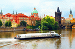 Boat, Prague Download Jigsaw Puzzle
