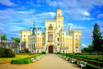 Hluboka Castle, Bohemia Download Jigsaw Puzzle