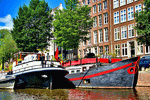 Boats, Amsterdam Download Jigsaw Puzzle
