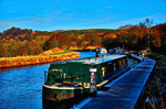 Canal Boat, Scotland Download Jigsaw Puzzle