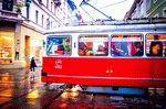 Tram, Vienna Download Jigsaw Puzzle