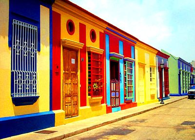 Colorful Buildings Download Jigsaw Puzzle