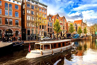 Boat, Amsterdam Download Jigsaw Puzzle