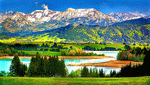 Alpine Lake Download Jigsaw Puzzle