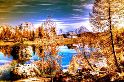 Mountain Lake, Italy Download Jigsaw Puzzle