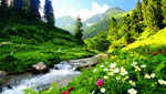 Mountain Stream Download Jigsaw Puzzle