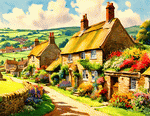 English Village Download Jigsaw Puzzle