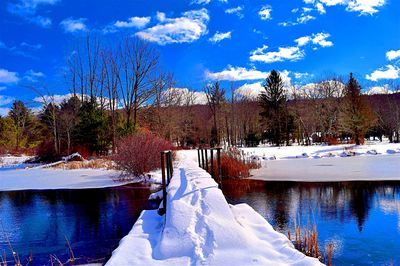 Winter Bridge Download Jigsaw Puzzle