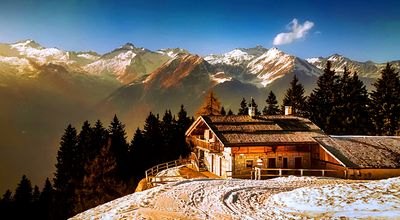 Mountain Cabin, Italy Download Jigsaw Puzzle