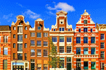 Buildings, Amsterdam Download Jigsaw Puzzle